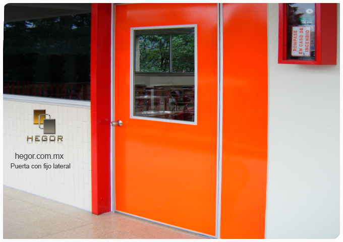 Puerta de acceso con fijo lateral puerta con fijo lateral